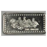 Vintage Stone Mountain 1 oz .999 Silver Art Bar