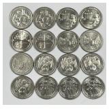 MEGA Lot of 16 2019-W & 2020-W West Point Quarters