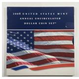 2008 US Mint Annual Uncirculated Dollar Coin Set