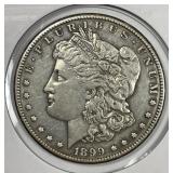 1899-S Morgan Silver $1 Sharp Extra Fine XF+