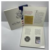 1993 Bill Of Rights Silver Half & Stamp Set