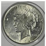 1926-S Peace Silver $1 About Uncirculated AU