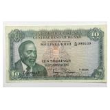 KENYA: 1971 10 Shillings Currency Note