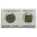 Toonerville Trolley Chebanse IL Good For Tokens