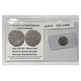 INDIA: Medieval Shahi Dynasty Silver Jital