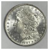1887-O Morgan Silver $1 Brilliant Uncirculated BU
