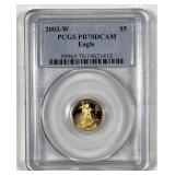 2003-W Proof $5 Gold American Eagle 1/10 oz PCGS