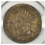 1876 Indian Head Cent Very Fine VF details