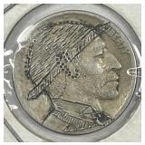 Hand Carved HOBO Nickel