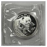 CHINA: 2004 Silver 10Y Chinese Panda