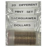 20 Different Sacagawea $1