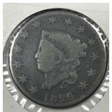 1826 Coronet Head Large Cent Good G+