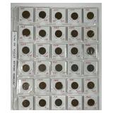 Mix of 30 Lincoln Wheat Cents 1927 - 1930-D