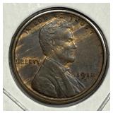 1918-S Lincoln Wheat Cent About Uncirculated AU
