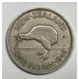 NEW ZEALAND: 1948 Florin Kiwi Bird