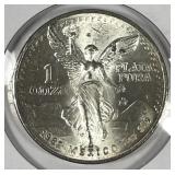 MEXICO: 1982 Silver Libertad 1st Year BU  1 oz