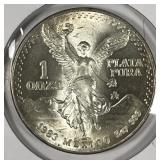MEXICO: 1983 Silver Libertad BU 1 oz