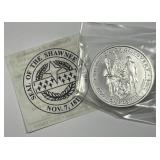 2004 Silver $1 Shawnee Tribe Indians 1 oz .999