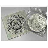 2005 Silver $1 Shawnee Tribe Indians 1 oz .999