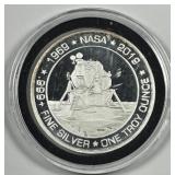 1969-2019 Apollo & NASA 1 Ounce Silver Round