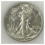 1941-S Walking Liberty Silver Half CH AU