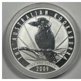AUSTRALIA: 2009 Silver $1 Kookaburra 20th Anniv.