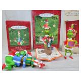 Vintage 2000-2002 Hallmark "Grinch" Ornaments