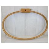 XL Oval Wooden Embroidery Hoop Approx 27" x 18"