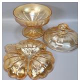 Luster Shell Tray and Candy Dish