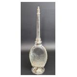 Vintage Glass/Metal Long Neck Perfume Bottle