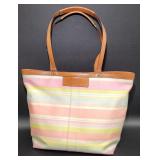 Coach Hampton Pastel Rainbow Tote