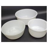 Milk Glass Mixing Bowls - AH, Dormeyer etc.