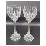 Mikasa Parklane Vintage Crystal Wine Goblets