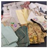 Vintage Linens - Tablecloths Napkins Etc.