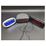 Alarm Clock Radios - Sony Sharp Etc.