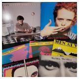 7 Vintage 1980s Artist Lps - Motels Kinks Etc.