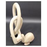 Hand Carved Soapstone - Love Knot & Dodo Bird