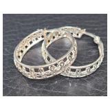 925 Silver Hoop Earrings