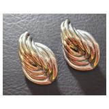 Vintage 925 Silver Brian Berger Clip on Earrings