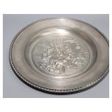 Vintage Pewter Sks Zinn 95% Plate