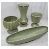 1940s McCoy Pottery Floraline - Planters Etc.