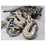 Tow Chain with Grab Hooks 5/16" X 20