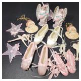 Vintage Christmas Ornaments Ballerina Angels