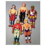 5 Lanard 1992 Action Figures 3.75 Inches