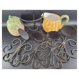 Home Decor - Metal Sconces Pitcher Etc