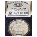 Super Bowl XXXVII Troy Ounce Silver Coin