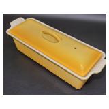 Vintage Le Creuset Yellow Covered Dish