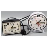 2 Vintage Westclox Alarm Clocks