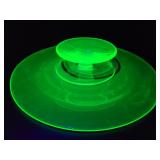 Vintage Uranium Cake Plate