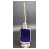 Vintage Glass/ Metal Sprinkler Perfume Bottle